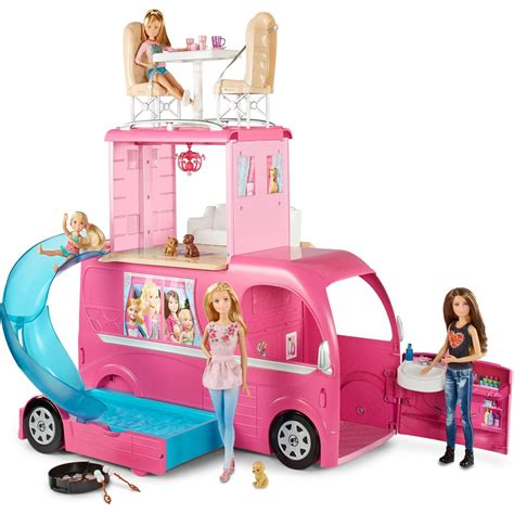 camper barbie|barbie camper with swimming pool.